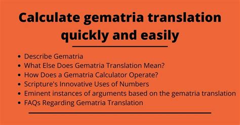 the gematria calculator|The Gematria Calculator